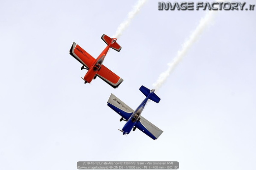 2019-10-12 Linate Airshow 01136 RV8 Team - Van Grunsven RV8